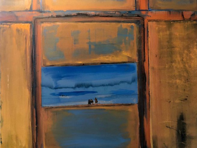 Der Rahmen Acryl Kunst