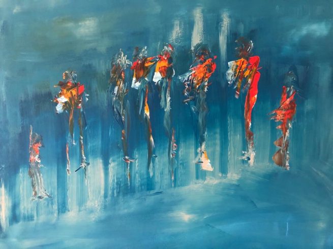 Amusement Acryl Kunst